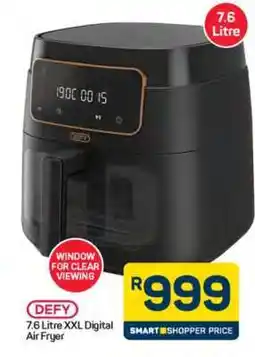 Pick n Pay Hypermarket DEFY 7.6 Litre XXL Digital Air Fryer offer