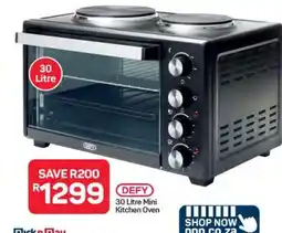 Pick n Pay Hypermarket DEFY 30 Litre Mini Kitchen Oven offer
