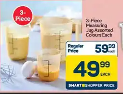 Pick n Pay Hypermarket 3-Piece Measuring Jug Assorted Colours Each offer
