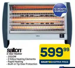 Pick n Pay Hypermarket Salton 3 Bar Heater offer