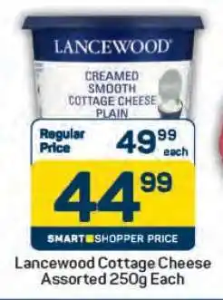 Pick n Pay Lancewood Cottage Cheese Assorted 250g Each offer