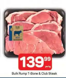 Pick n Pay Bulk Rump, T-Bone & Club Steak offer