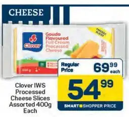 Pick n Pay Clover IWS Processed Cheese Slices Assorted 400g Each offer
