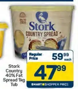 Pick n Pay Stork Country 40% Fat Spread 1kg Tub offer