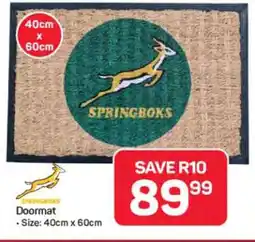 Pick n Pay Hypermarket Springboks Doormat offer