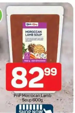 Pick n Pay PnP Morrocan Lamb Soup 600g offer