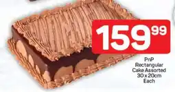 Pick n Pay PnP Rectangular Cake Assorted 30 x 20cm Each offer