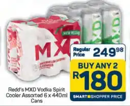 Pick n Pay Redd's MXD Vodka Spirit Cooler Assorted 6 x 440ml Cans offer