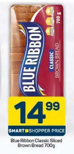 Pick n Pay BLUE RIBBON CLASSIC SLICED BROWN BREAD 700g offer