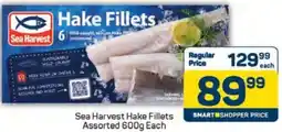 Pick n Pay Sea Harvest Hake Fillets Assorted 600g Each offer