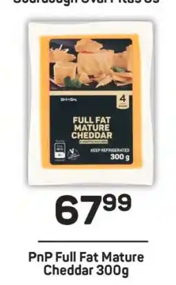 Pick n Pay PnP Full Fat Mature Cheddar 300g offer