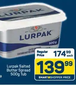 Pick n Pay Lurpak Salted Butter Spread 500g Tub offer