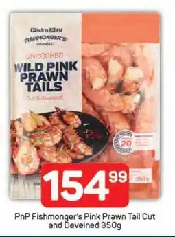 Pick n Pay PnP Fishmonger's Pink Prawn Tail Cut and Deveined 350g offer