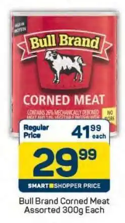 Pick n Pay Bull Brand Corned Meat Assorted-300g Each offer