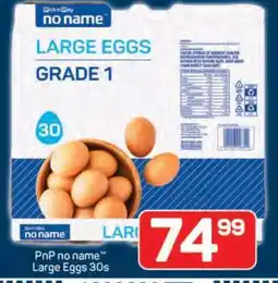 Pick n Pay PnP no name Large Eggs 30s offer