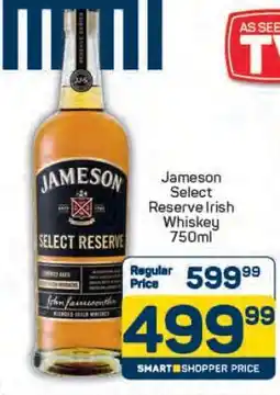 Pick n Pay Jameson Select Reserve Irish Whiskey 750ml offer