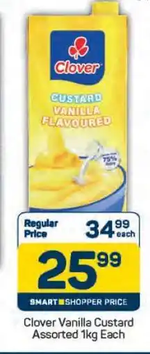 Pick n Pay Clover Vanilla Custard Assorted 1kg Each offer