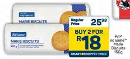 Pick n Pay PnP no name Marie Biscuits 150g offer