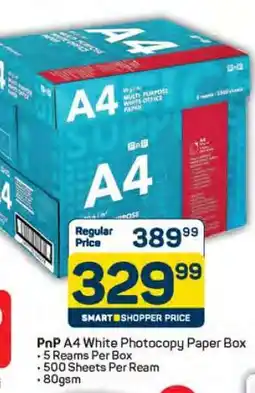 Pick n Pay PnP A4 White Photocopy Paper Box offer