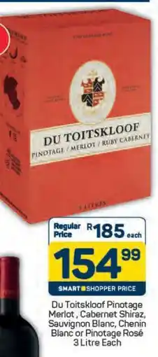 Pick n Pay Du Toitskloof Pinotage Merlot offer