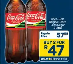 Pick n Pay Coca-Cola Original Taste Less Sugar 2 Litre offer