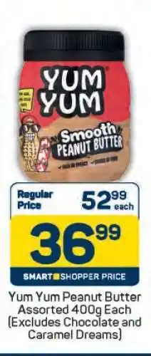 Pick n Pay Yum Yum Peanut Butter Assorted-400g Each offer