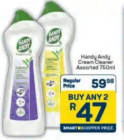 Pick n Pay Handy Andy Cream Cleaner Assorted 750ml offer