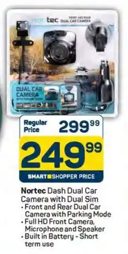 Pick n Pay Nortec Dash Dual Car Camera with Dual Sim offer