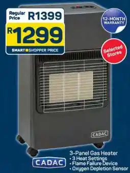 Pick n Pay CADAC 3-Panel Gas Heater offer