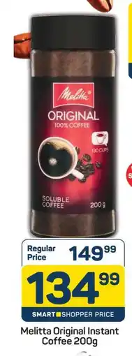 Pick n Pay Melitta Original Instant Coffee 200g offer