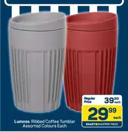 Pick n Pay Lumoss Ribbed Coffee Tumbler offer