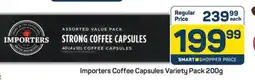 Pick n Pay Importers Coffee Capsules Variety Pack 200g offer