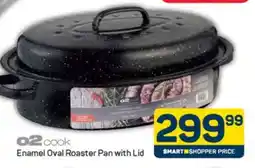 Pick n Pay o2 cook Enamel Oval Roaster Pan with Lid offer