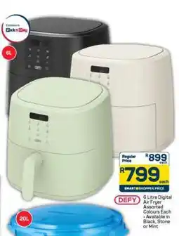 Pick n Pay DEFY 6 Litre Digital Air Fryer offer