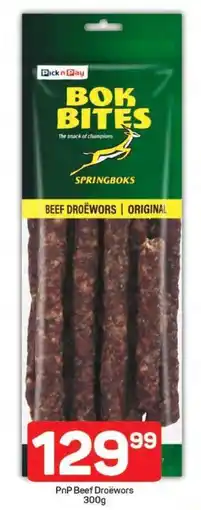 Pick n Pay PnP Beef Droëwors offer