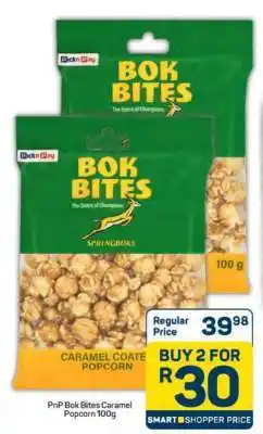 Pick n Pay PnP Bok Bites Caramel Popcorn 100g offer