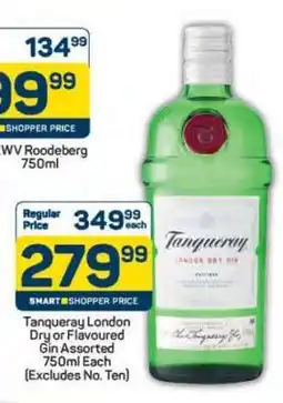 Pick n Pay Tanqueray London Dry or Flavoured Gin Assorted 750ml Each (Excludes No. Ten) offer