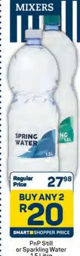 Pick n Pay PnP Still or Sparkling Water offer