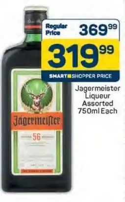Pick n Pay Jagermeister Liqueur Assorted 750ml Each offer