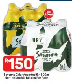Pick n Pay Savanna Cider Assorted 6 x 500ml offer