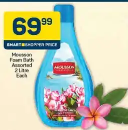 Pick n Pay Mousson Foam Bath Assorted 2 Litre Each offer