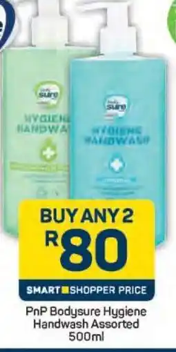 Pick n Pay PnP Bodysure Hygiene Handwash Assorted 500ml offer
