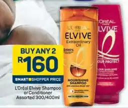 Pick n Pay L'Oréal Elvive Shampoo or Conditioner Assorted 300/400ml offer