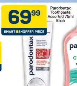 Pick n Pay Parodontax Toothpaste Assorted 75ml Each offer