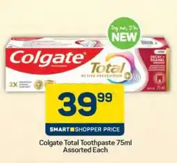 Pick n Pay Colgate Total Toothpaste 75ml Assorted Each offer