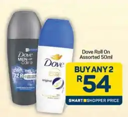 Pick n Pay Dove Roll-on Assorted 50ml offer