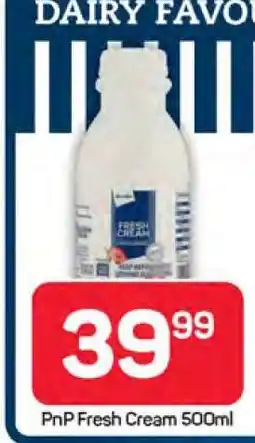 Pick n Pay PnP Fresh Cream 500ml offer