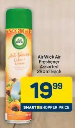 Pick n Pay Air Wick Air Freshener Assorted 280ml Each offer