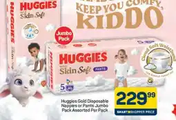 Pick n Pay Huggies Gold Disposable Nappies or Pants Jumbo Pack Assorted Per Pack offer