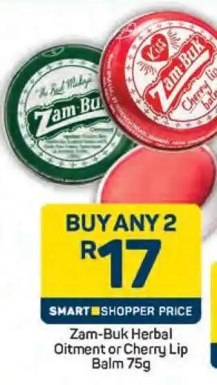 Zam-Buk Herbal Ointment or Cherry Lip Balm 75g